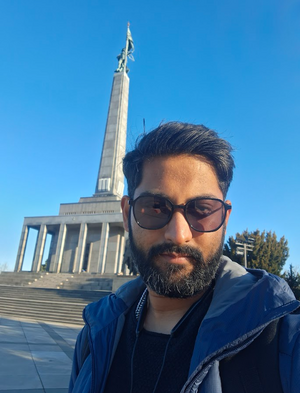 in front of Slavín